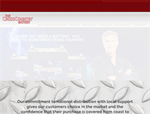 Tablet Screenshot of crosscountrybattery.com